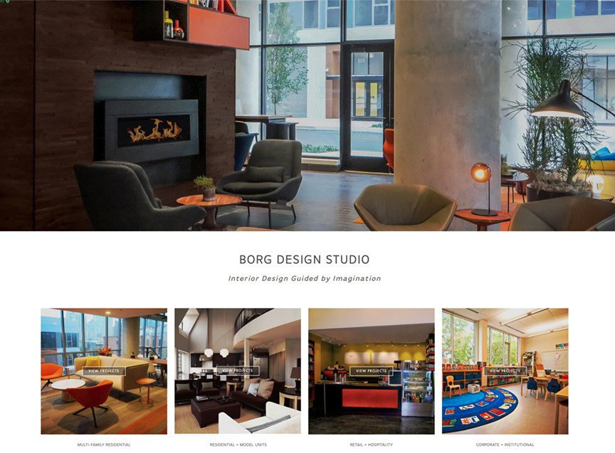 Website Creation for an Interior Designer