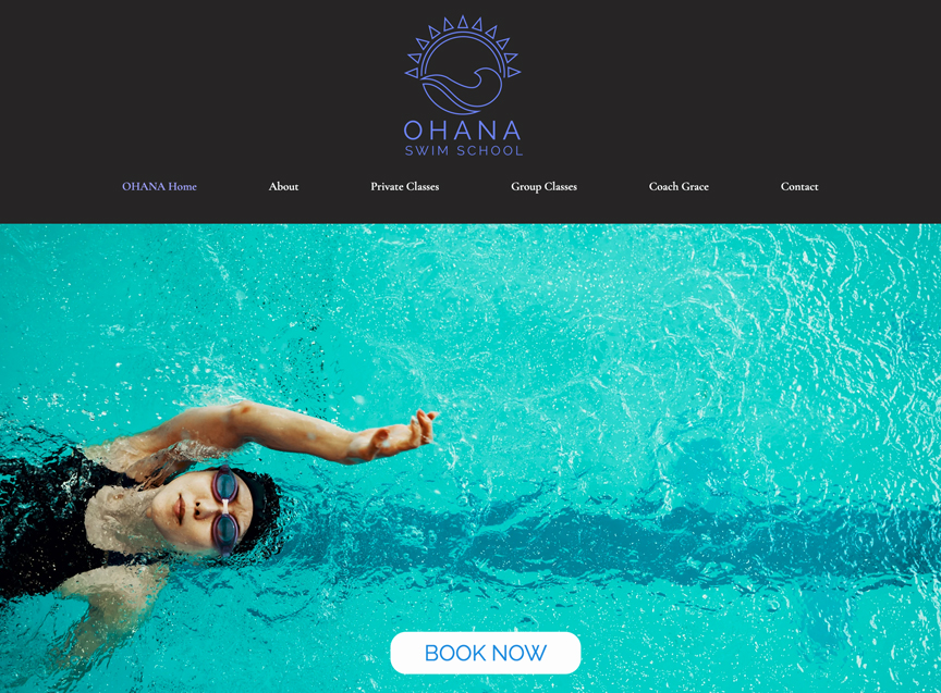 Website Creation for a Swim School